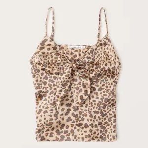 NWT Abercrombie tie front cami